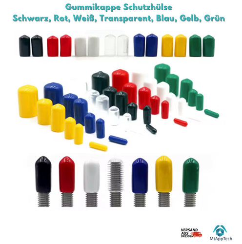 10x gummikappen schutzkappen - 10x,