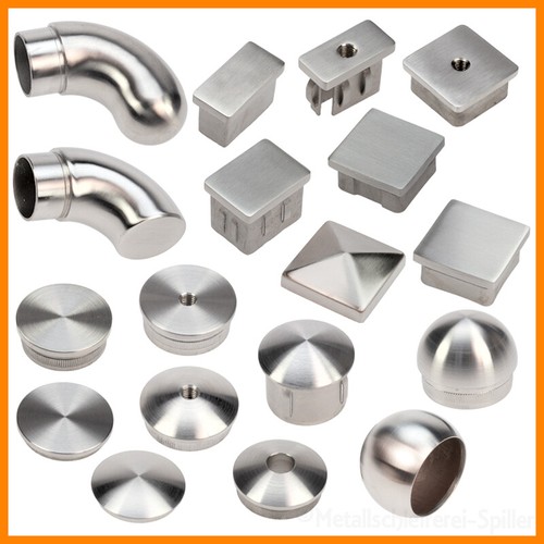 Edelstahl v2a endkappen - v2a,