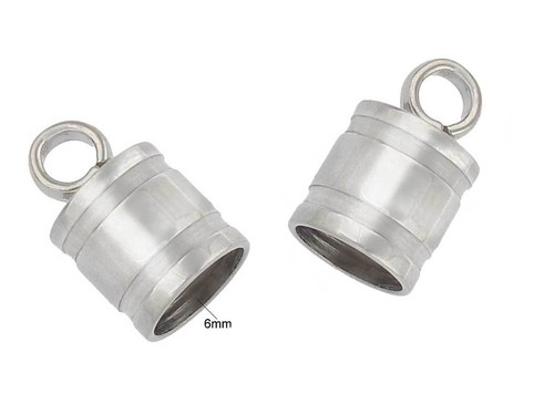 Endkappen edelstahl paar 6mm - 1,